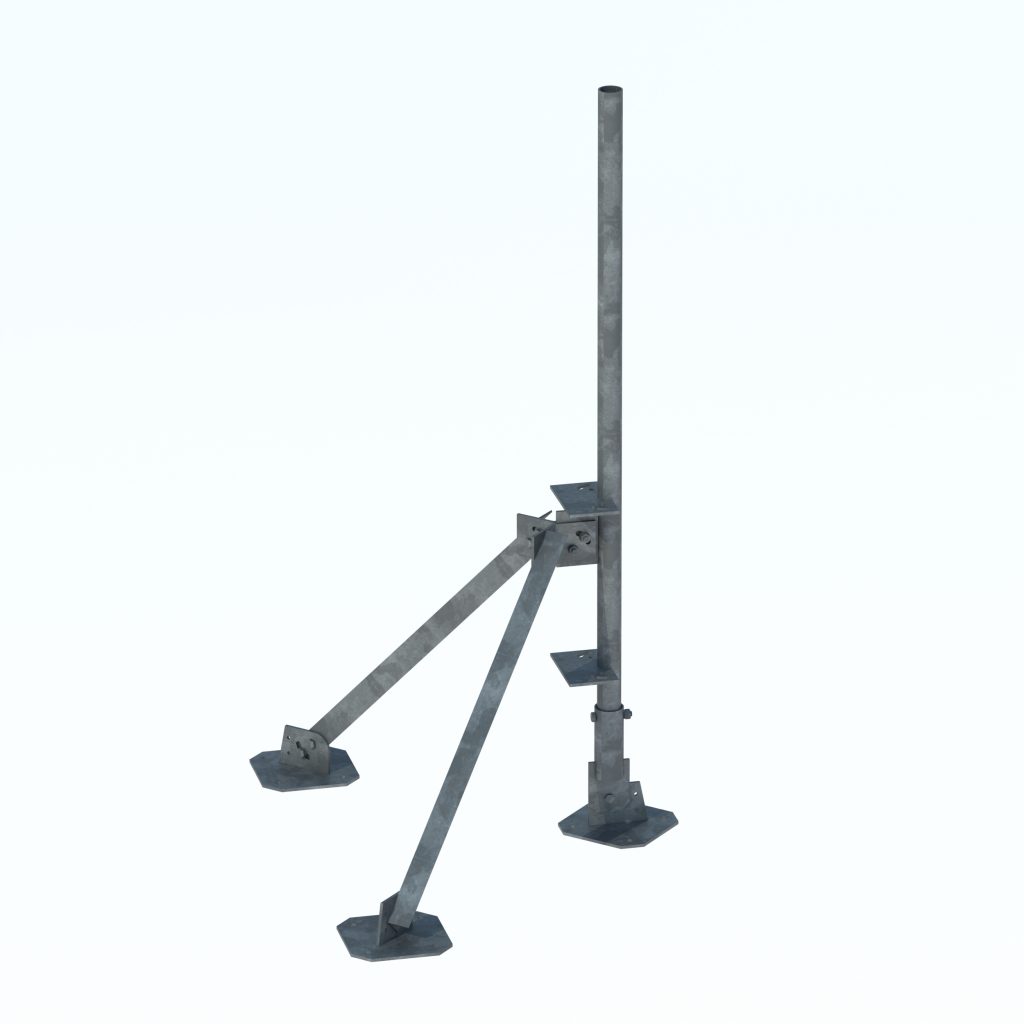 Tripod Mount for Antennas on Water Tanks Pro Tower Manufacturing